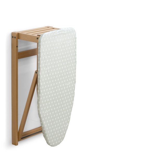 Fold down shop ironing board